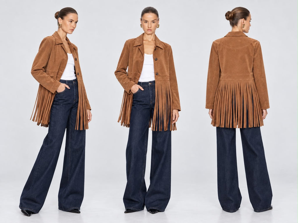 SUEDE FRINGE JACKET