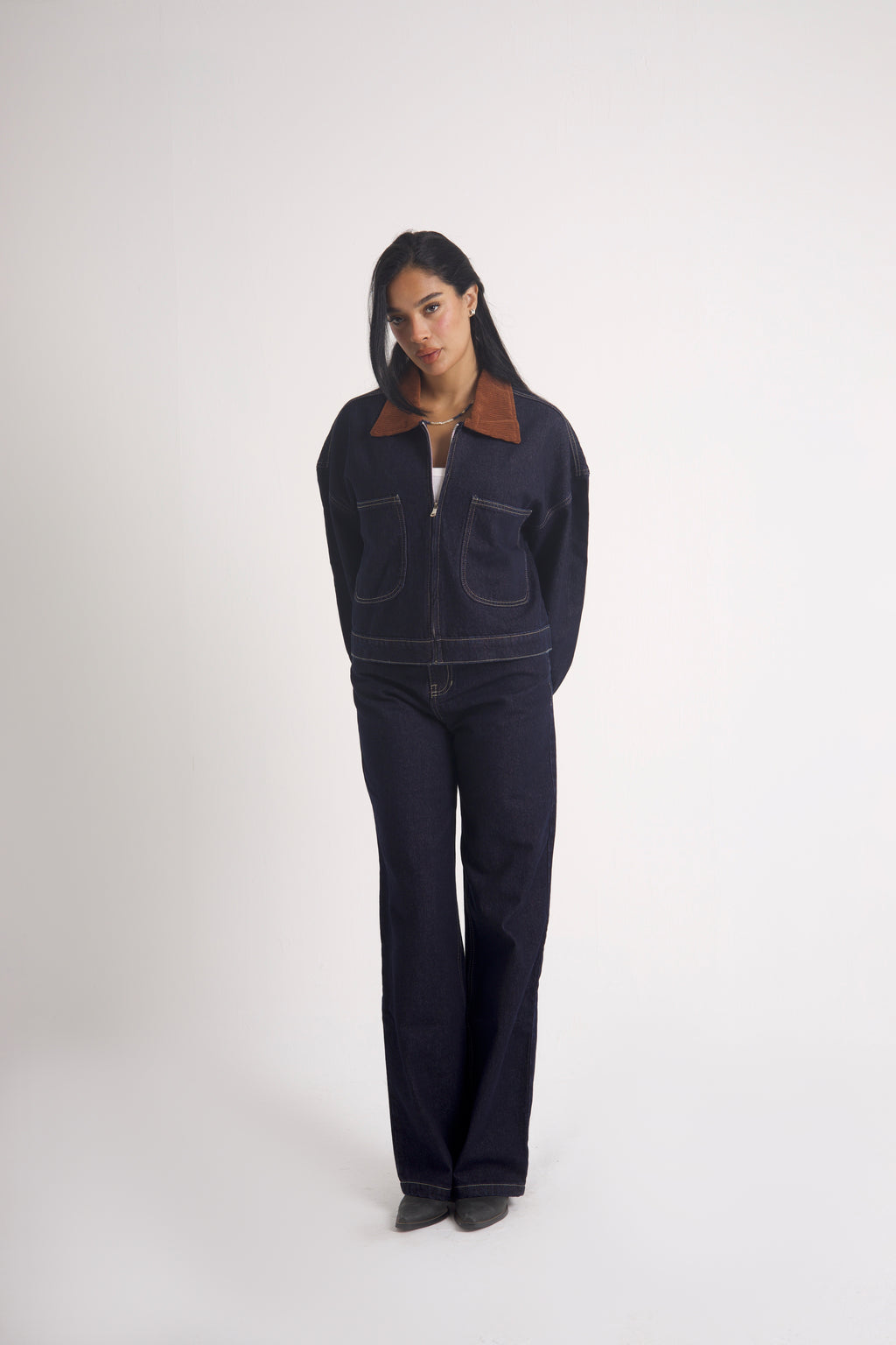 WIDE-LEG HIGH WAIST JEANS