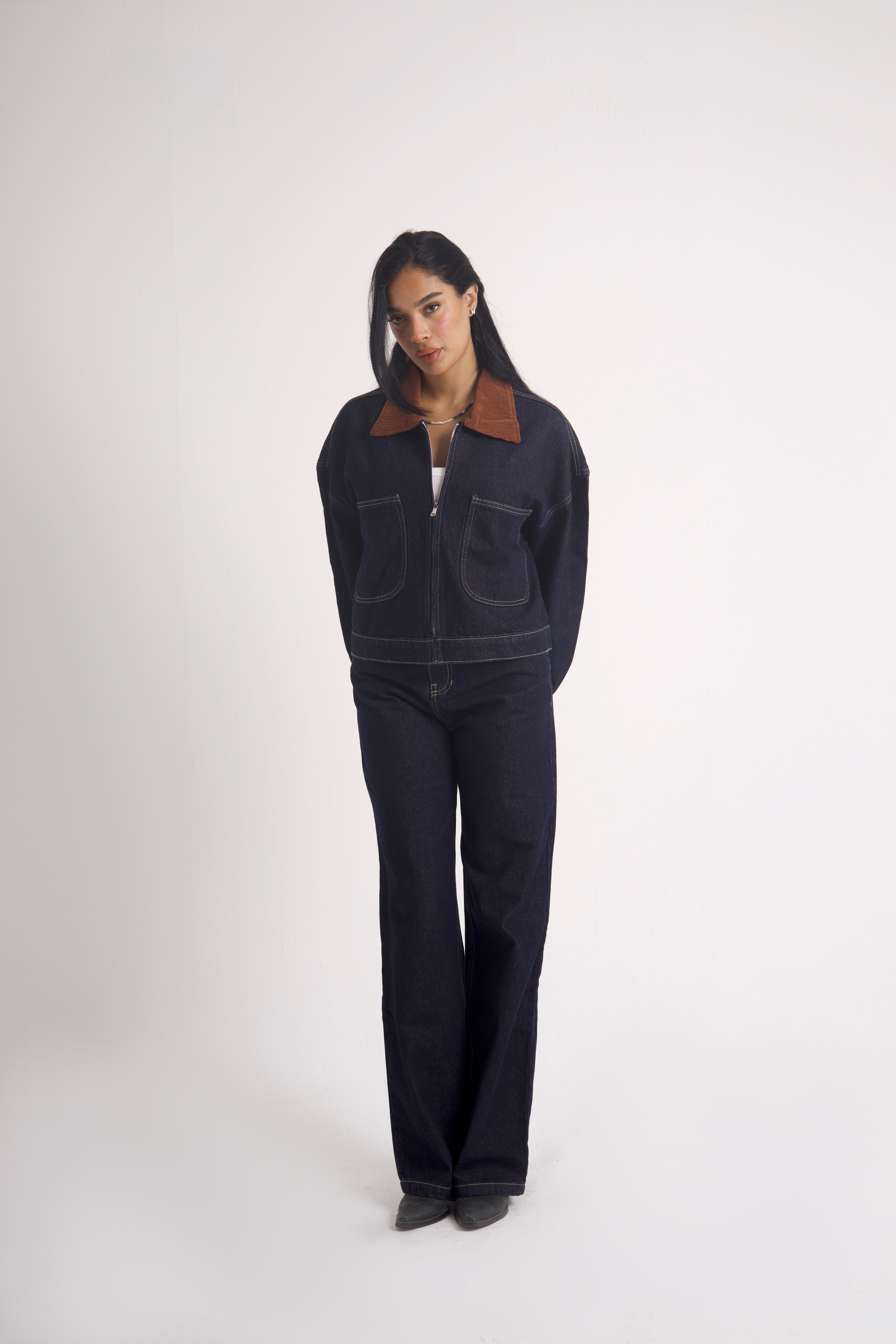 WIDE-LEG HIGH WAIST JEANS