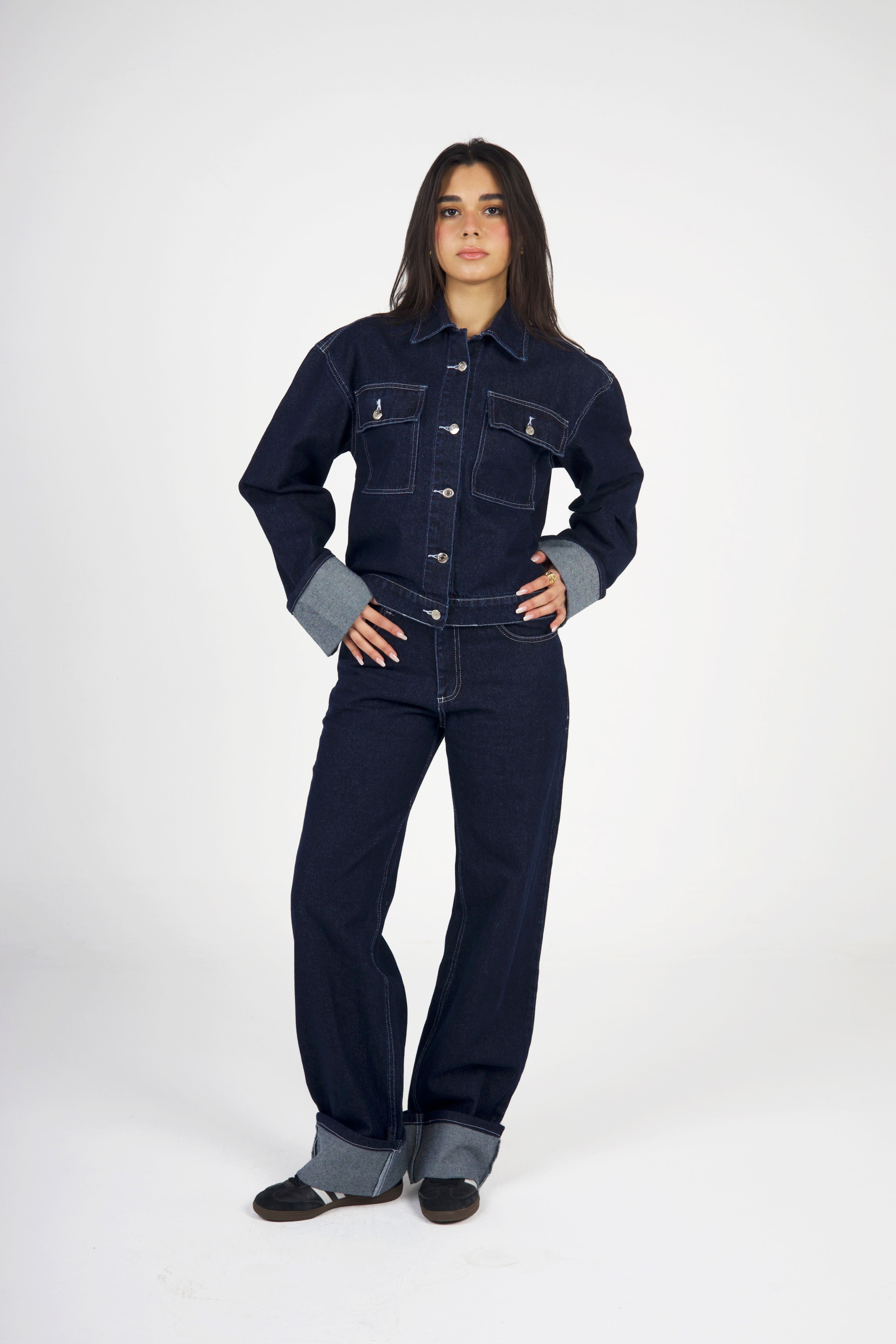 Dark navy denim Jacket – beyondegy