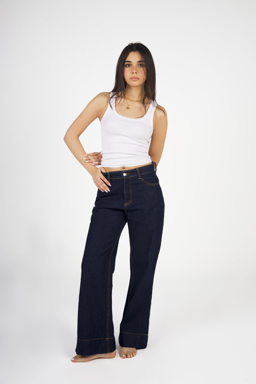 WIDEHEM JEANS