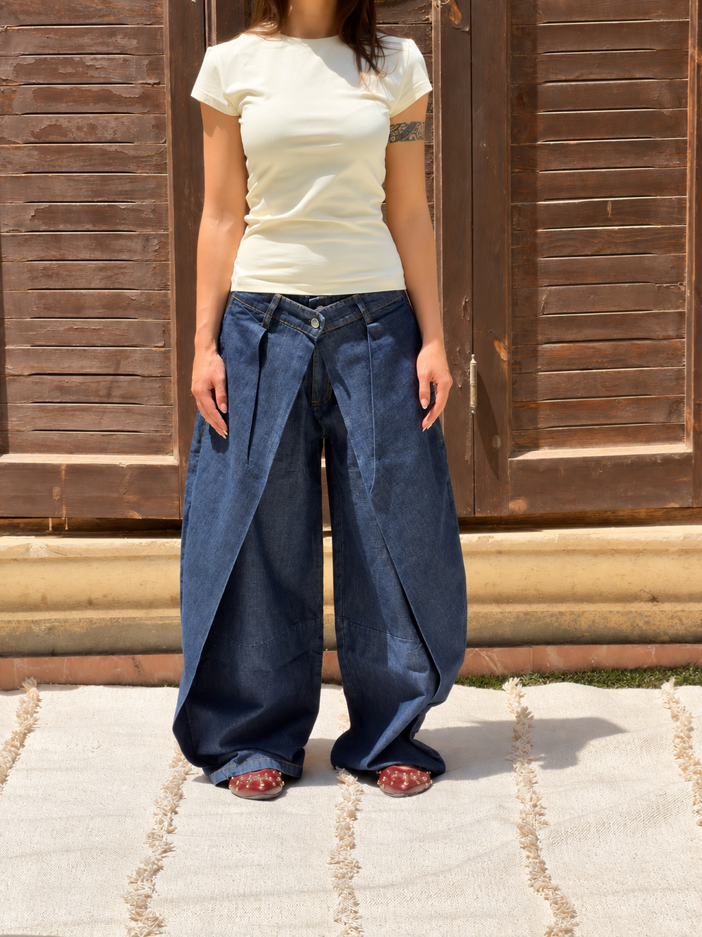 Balloon Pleated Pant