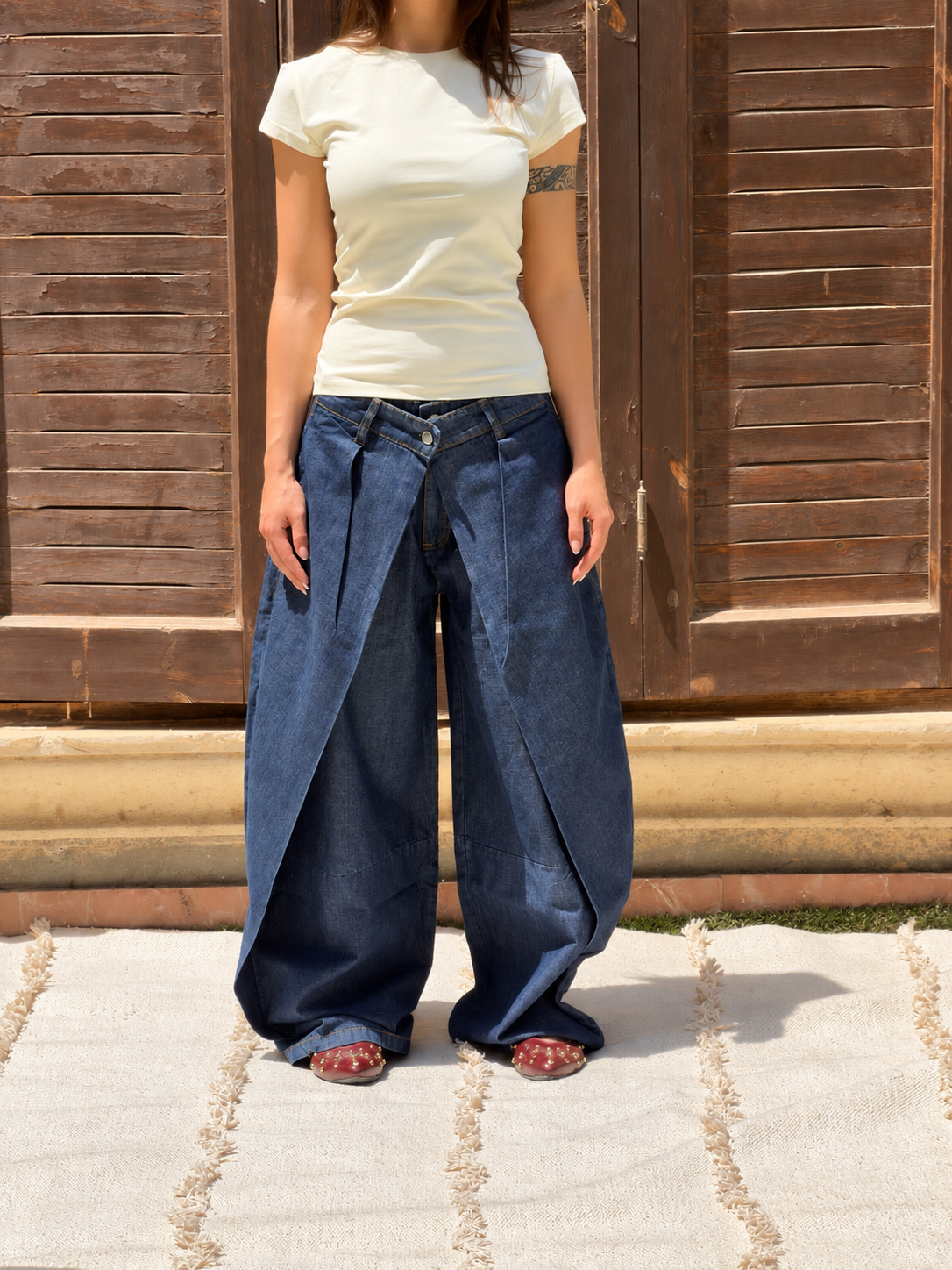 Balloon Pleated Pant