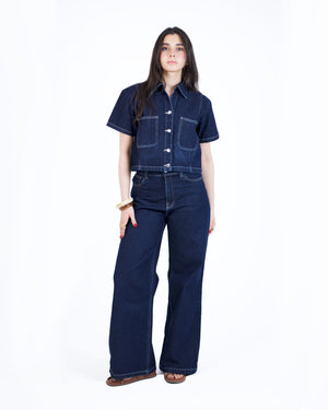 Structured Denim Set