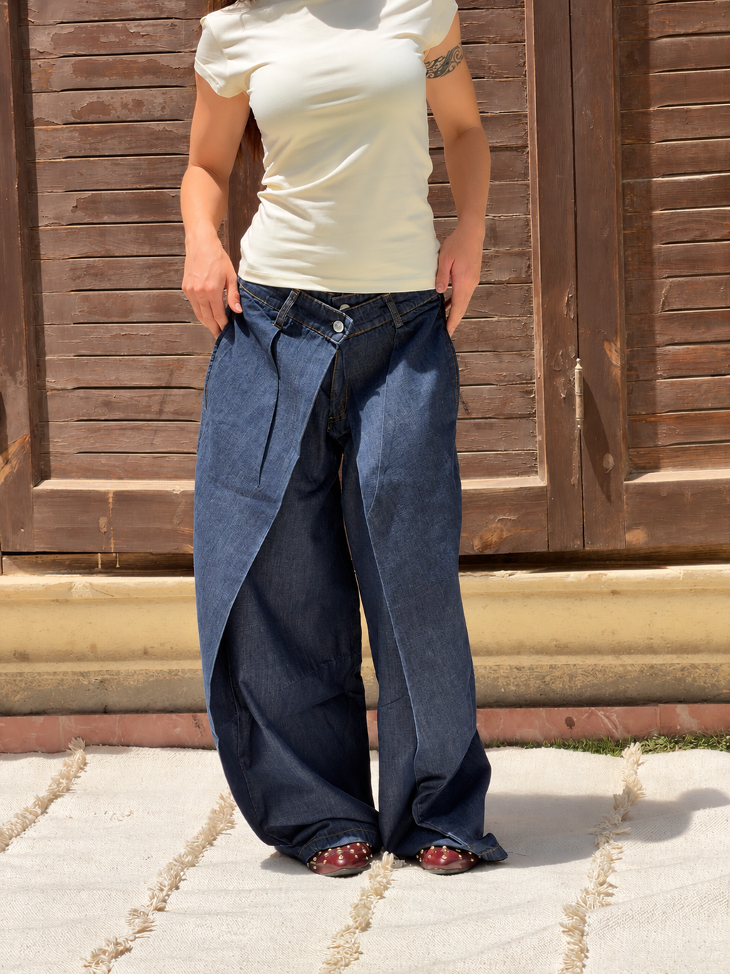 Balloon Pleated Pant