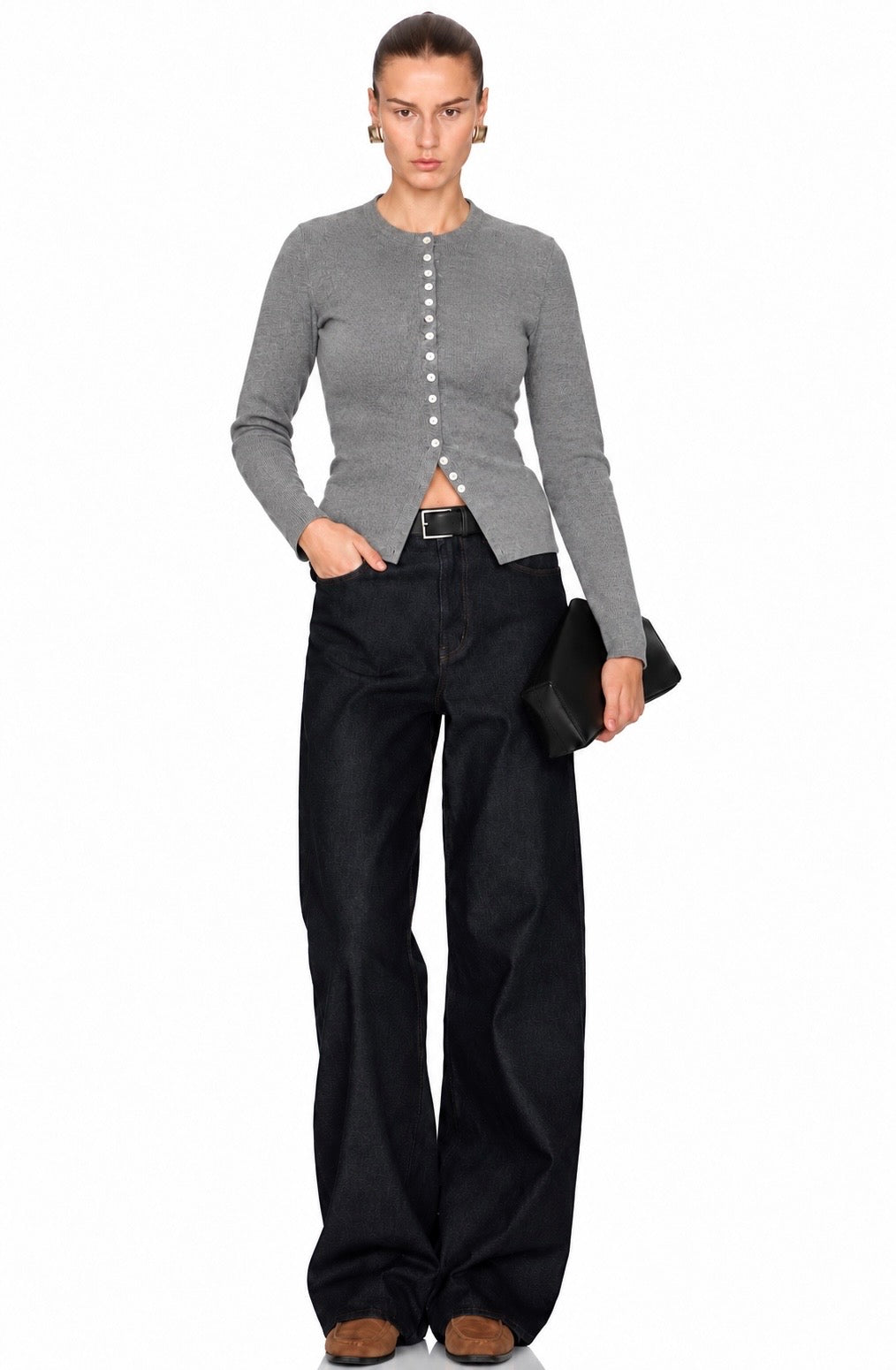 BUTTONED CARDIGAN