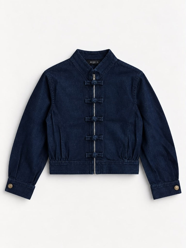 Chinese denim jacket - front